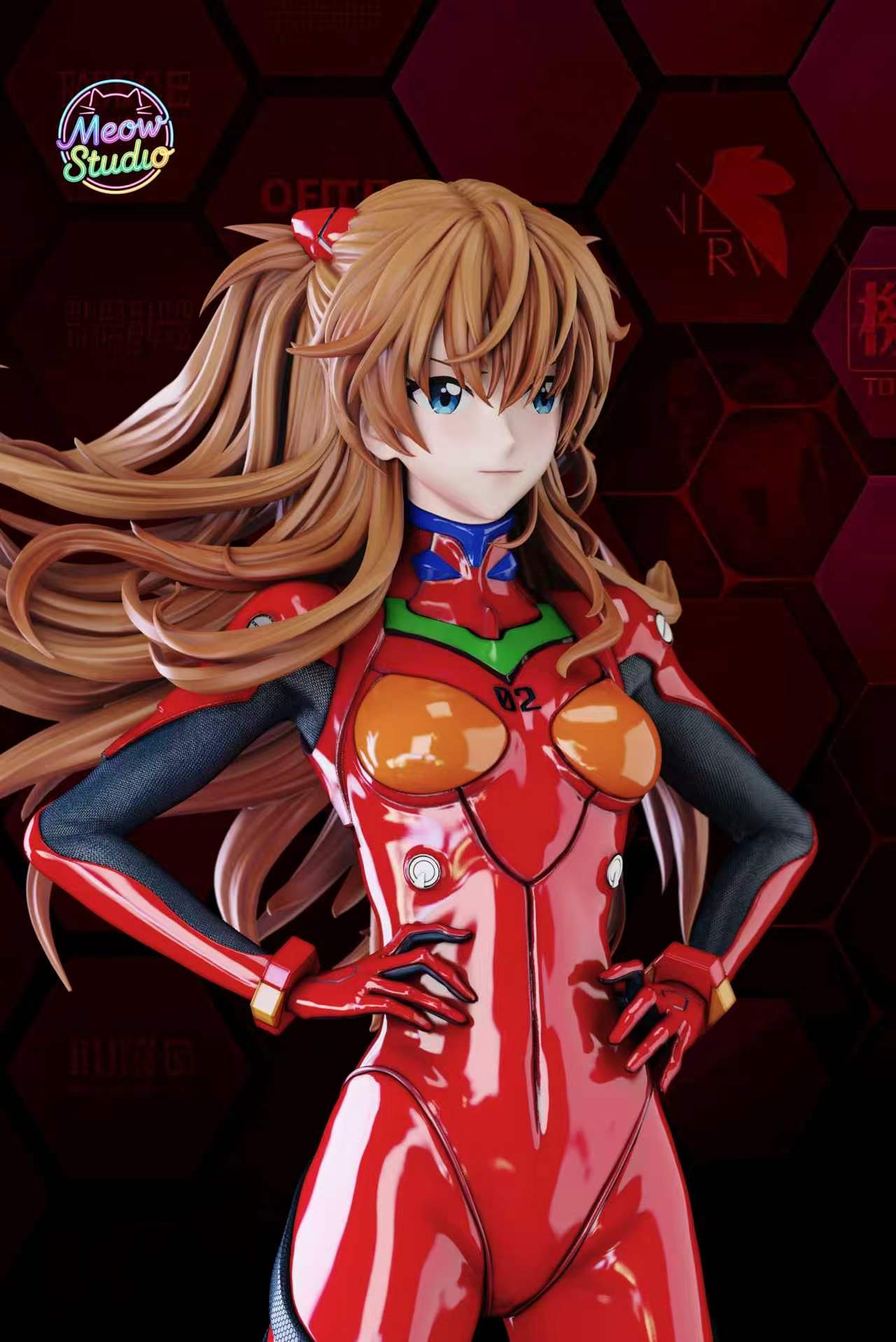 【預購】Eva新世紀福音戰士 雙比例 戰鬥服明日香 X 喵嗚工作室3