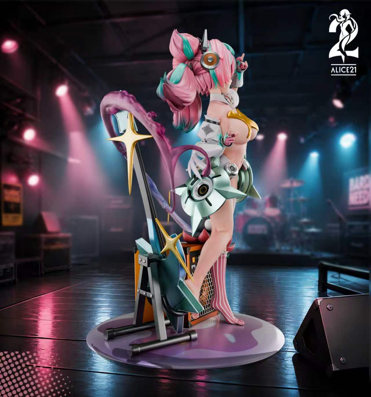 【預購】絕區零 愛芮•甜心搖滾 1/6GK塗裝完成品 X A214