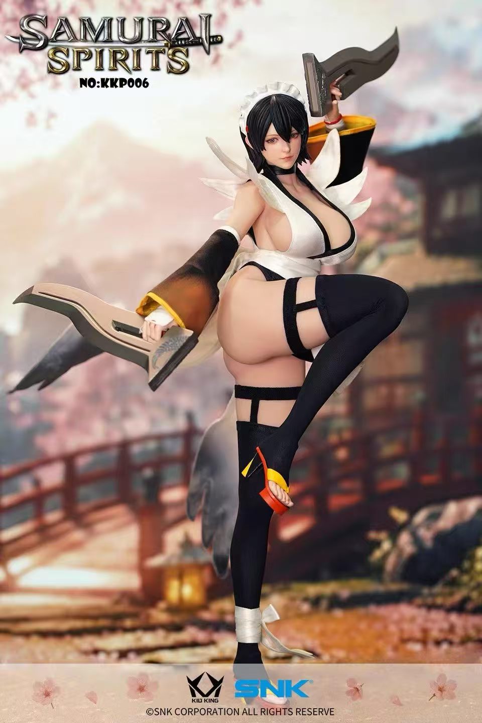 【售罄展示追加請私訊客服@toystationtw】KID KING 可動人偶KKP006 侍魂 曉 伊呂波 X SNK 正版授權10