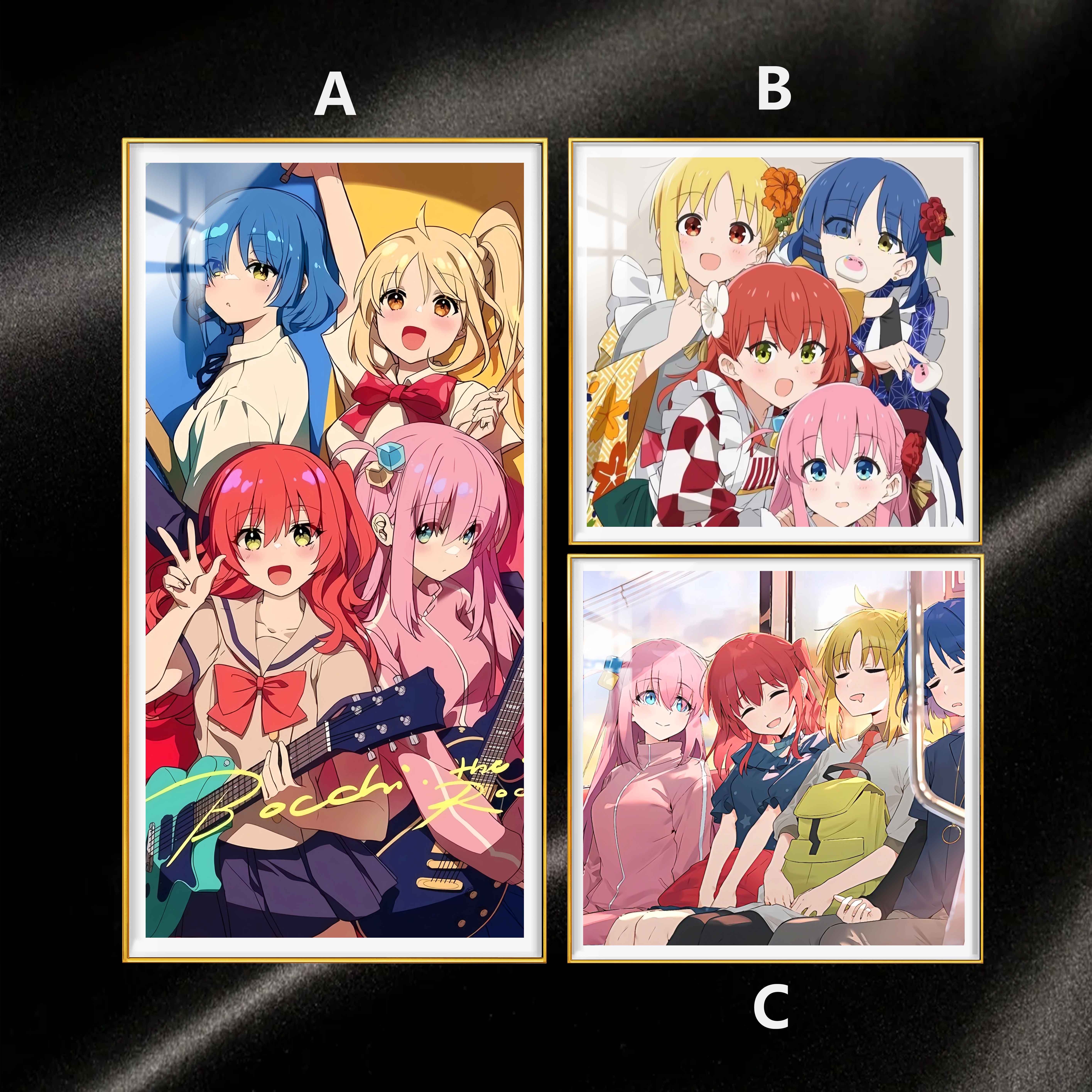 【預購】孤獨搖滾 完美演出 三宮格高清裝飾畫 X 阿喵畫社8