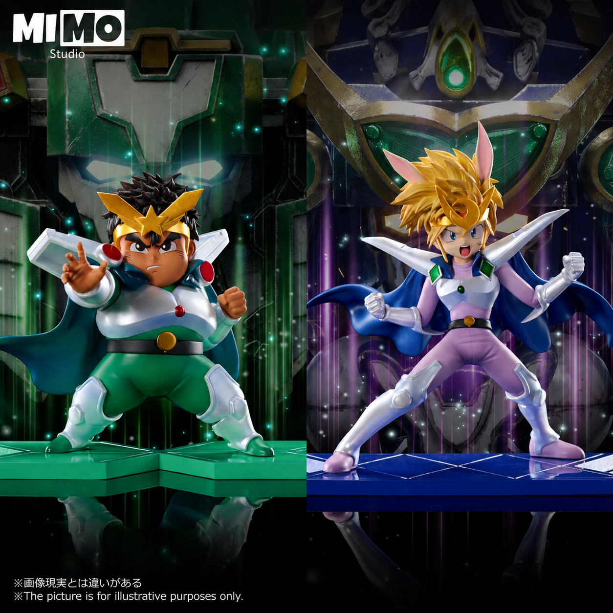 【預購】魔動王 共鳴系列第2+3款 光能使者–山本加斯&拉比 X Mimo工作室1