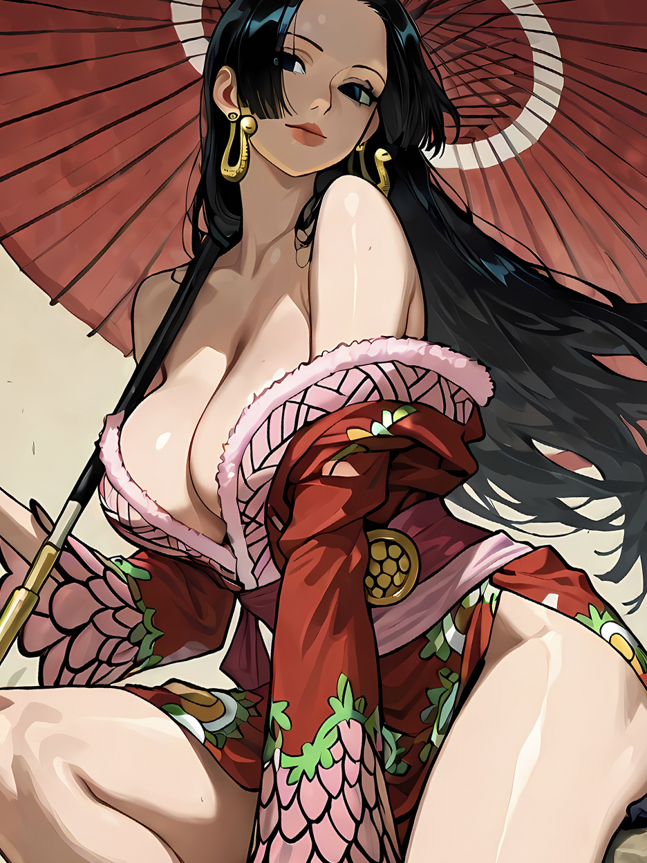 【預購】海賊王《和風漢考克》動漫裝飾畫 X 星空工作室6