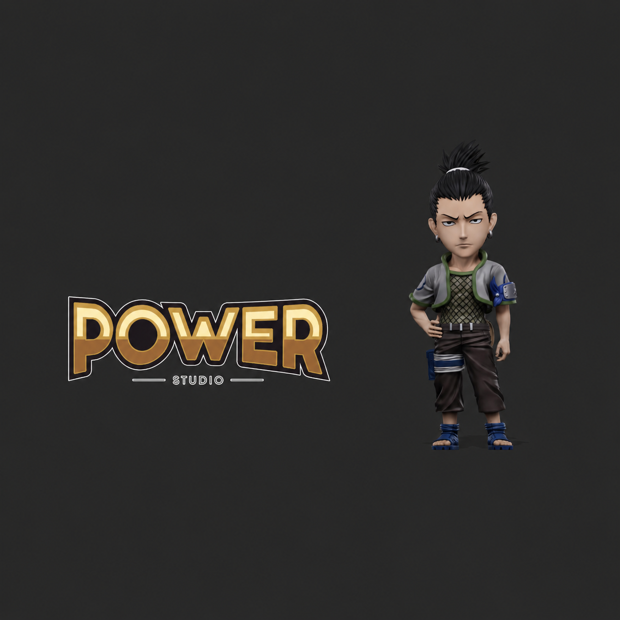 【預購】火影忍者 童年系列12小強—鹿丸 X Power-Studio1