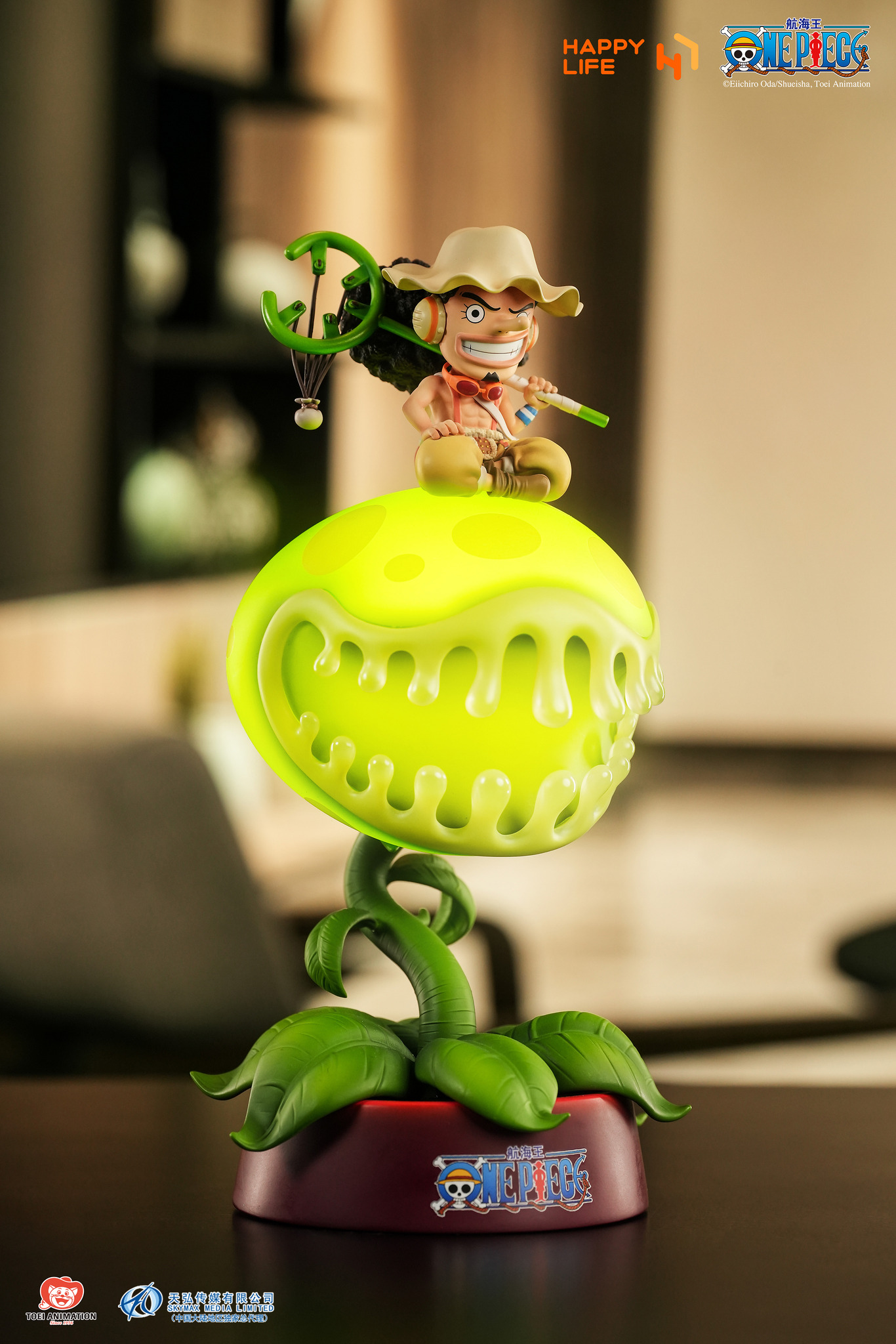 【現貨秒發】海賊王 騙人布 捏捏撒謊布 觸控小夜燈 X HAPPY LIFE 正版授權7