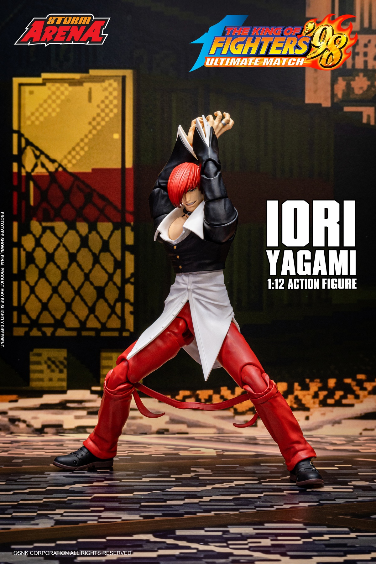 【售罄展示追加請私訊客服@toystationtw】拳皇98UM IORI YAGAMI 八神庵 KFSA04 X Storm Collectibles15