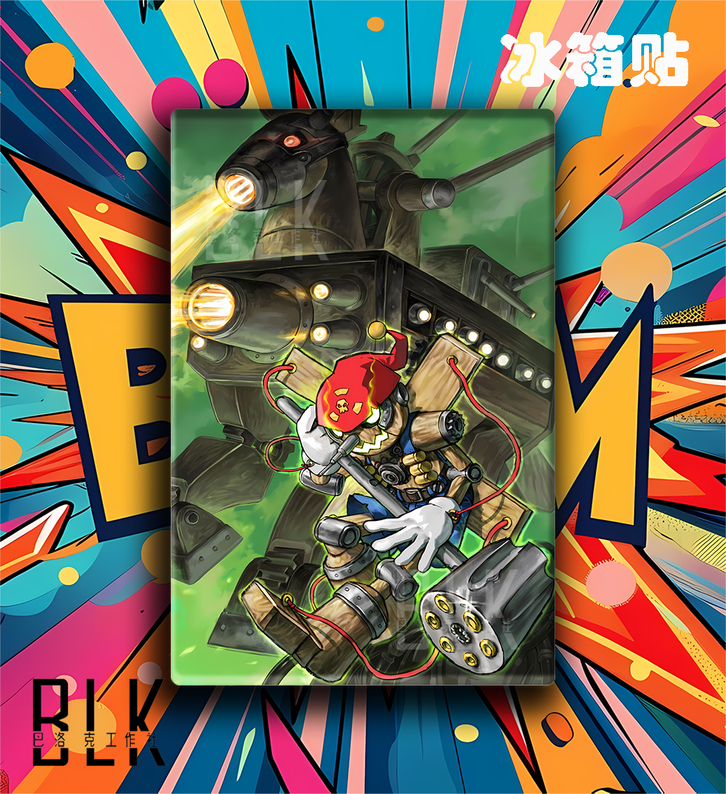 【預購】數碼寶貝《黑暗四天王》動漫裝飾畫&冰箱貼 X 巴洛克工作室8