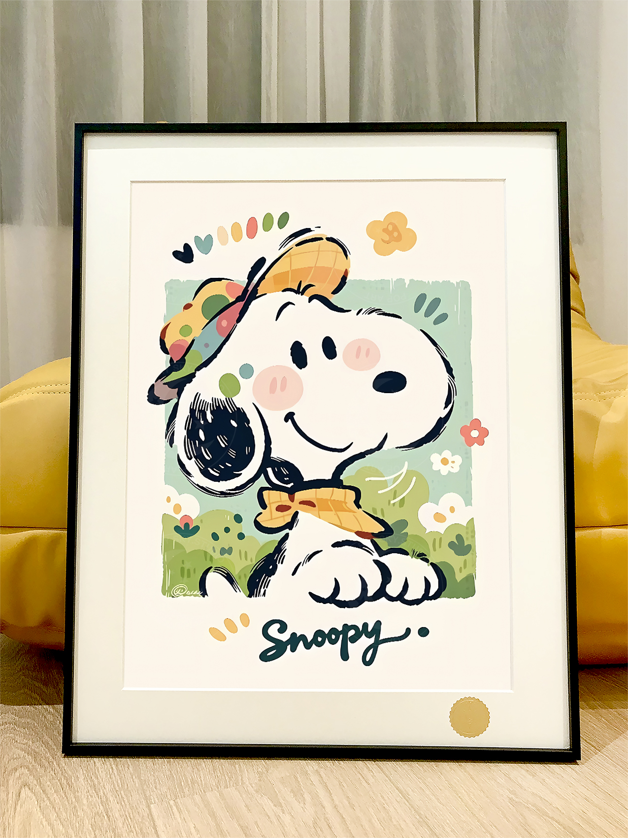【預購】史努比《Snoopy》裝飾畫 X 星空工作室3