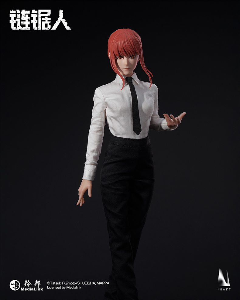 【售罄展示追加請私訊客服@toystationtw】《鏈鋸人》第一季 1/6收藏級可動人偶 真紀真 X INART10