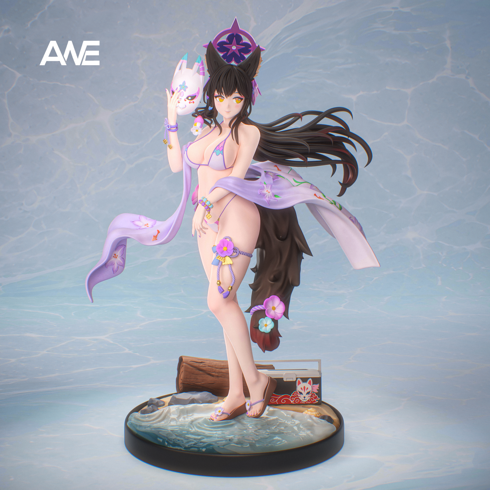 【售罄展示追加請私訊客服@toystationtw】蔚藍檔案-狐阪若藻 X ANE工作室3