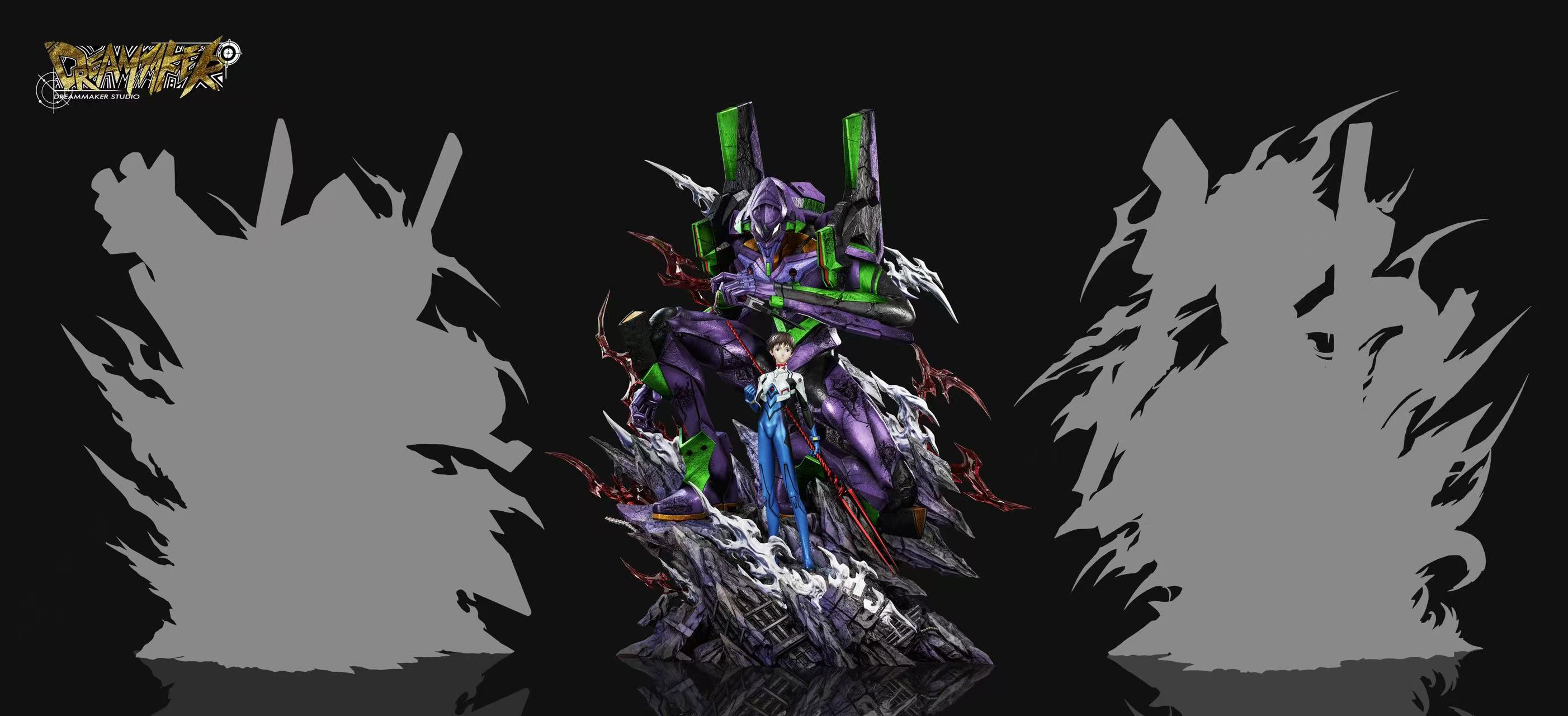 【預購】Eva新世紀福音戰士 情懷系列-福音戰士01 初號機&碇真嗣 X DMS造夢者3