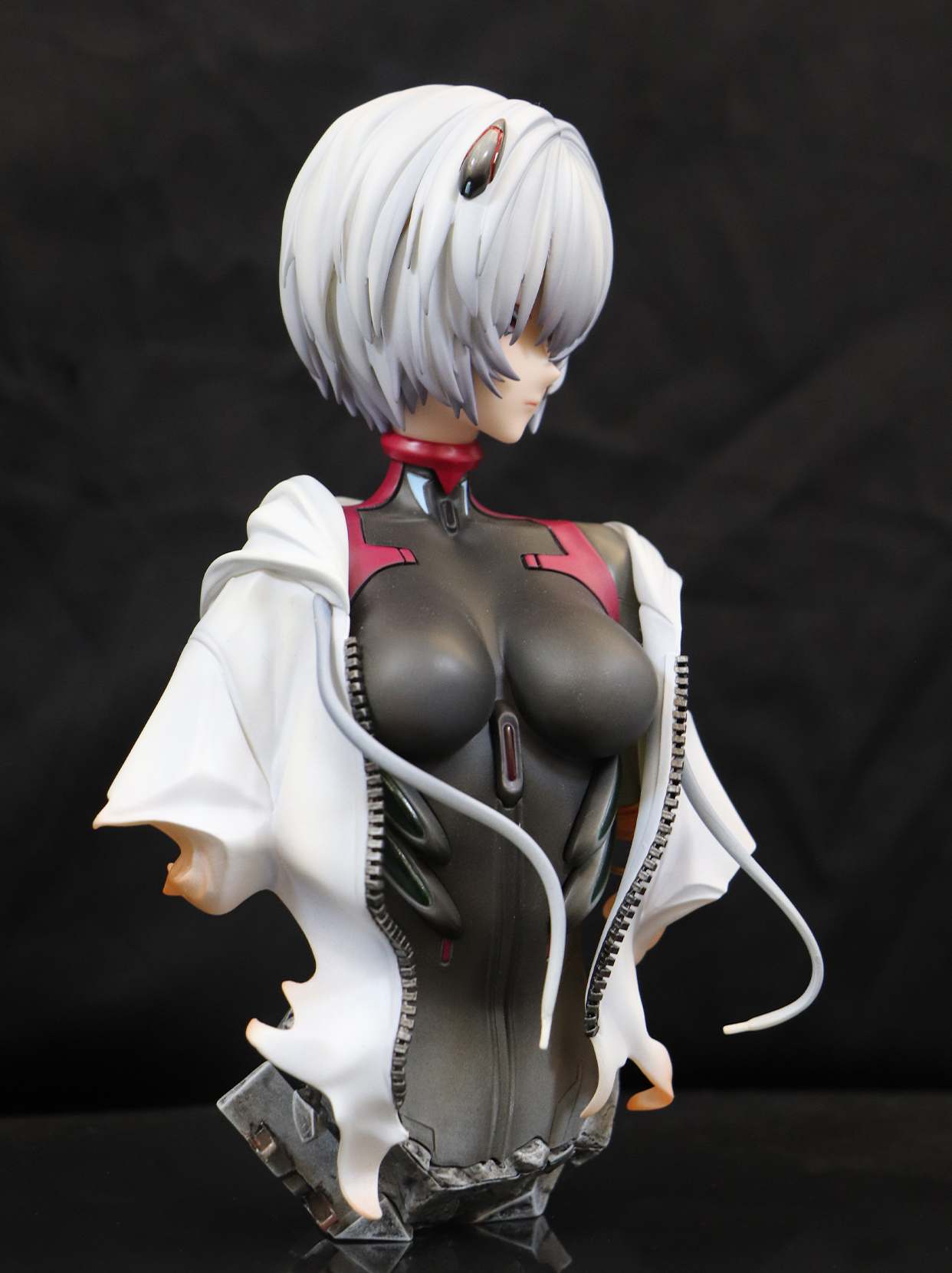 【預購】Eva新世紀福音戰士 塗裝成品 綾波零胸像 X 漆匠工作室9