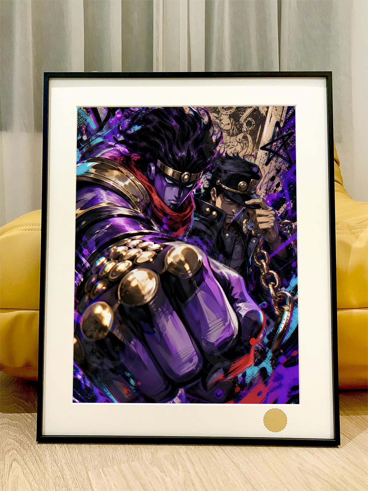 【預購】JOJO的奇妙冒險《塗鴉承太郎》動漫裝飾畫 X 星空工作室3