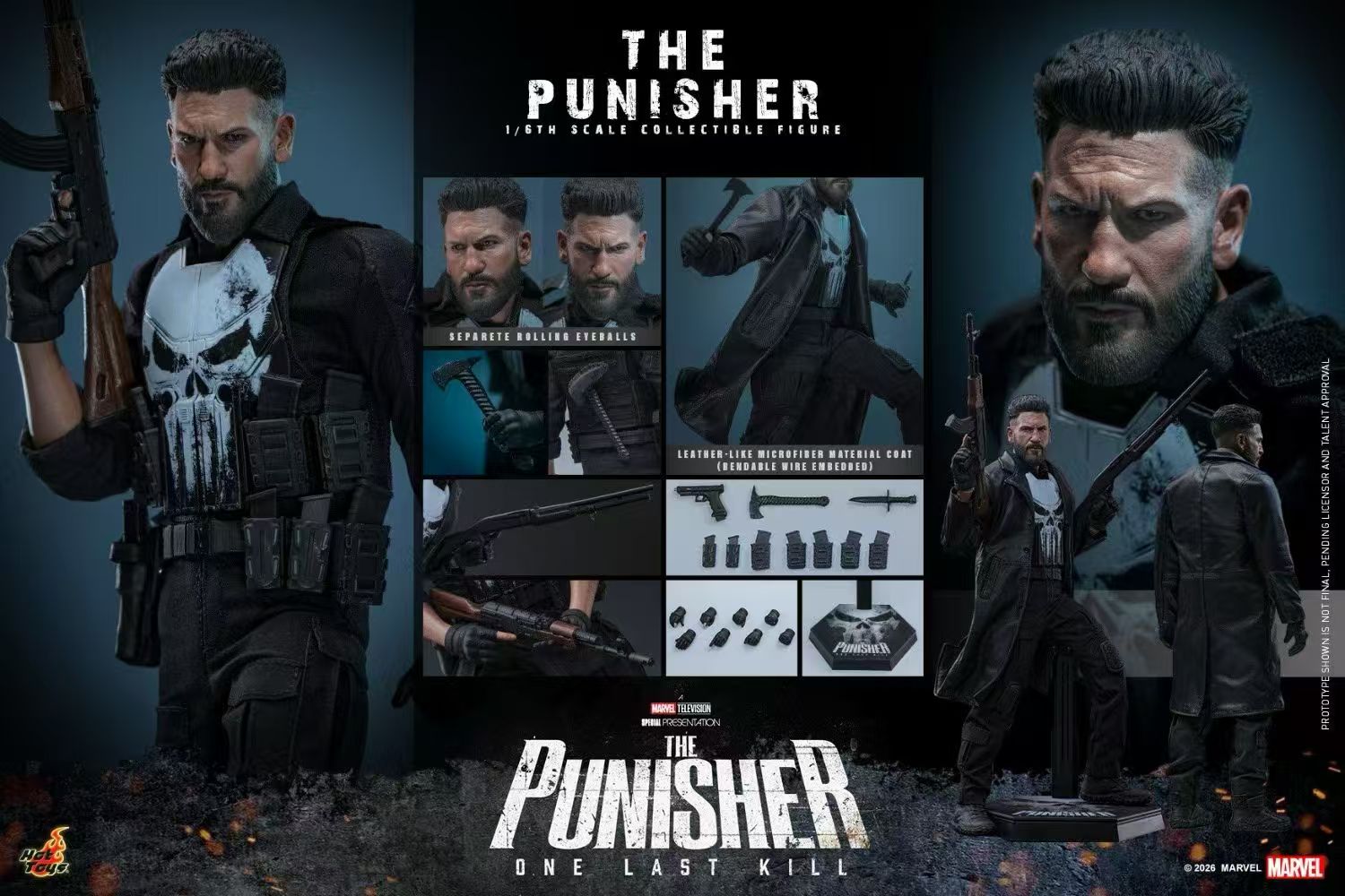 【預購】Marvel漫威《制裁者:最後一擊》可動人偶 TMS190 - 懲罰者 X HOTTOYS(HT)2