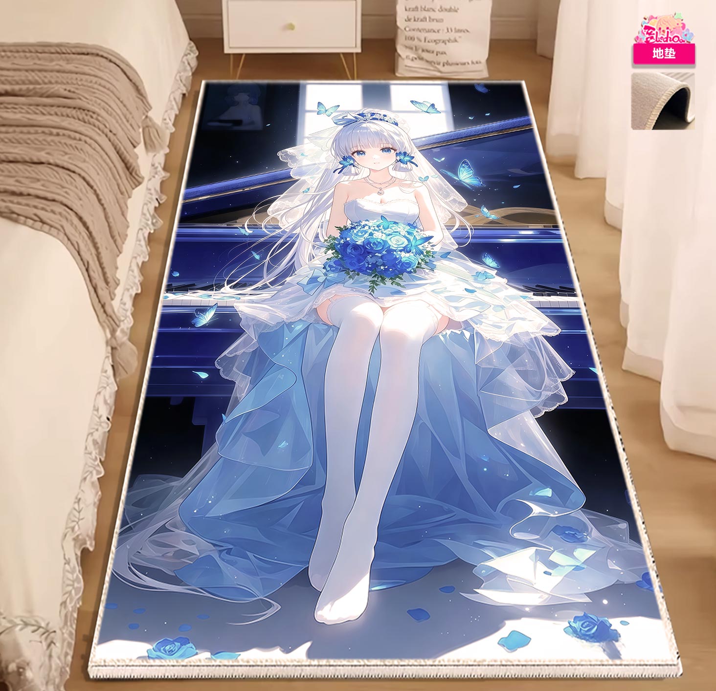 【預購】花嫁 花海神里綾華 主題超清-大豎款 X 阿喵畫社4