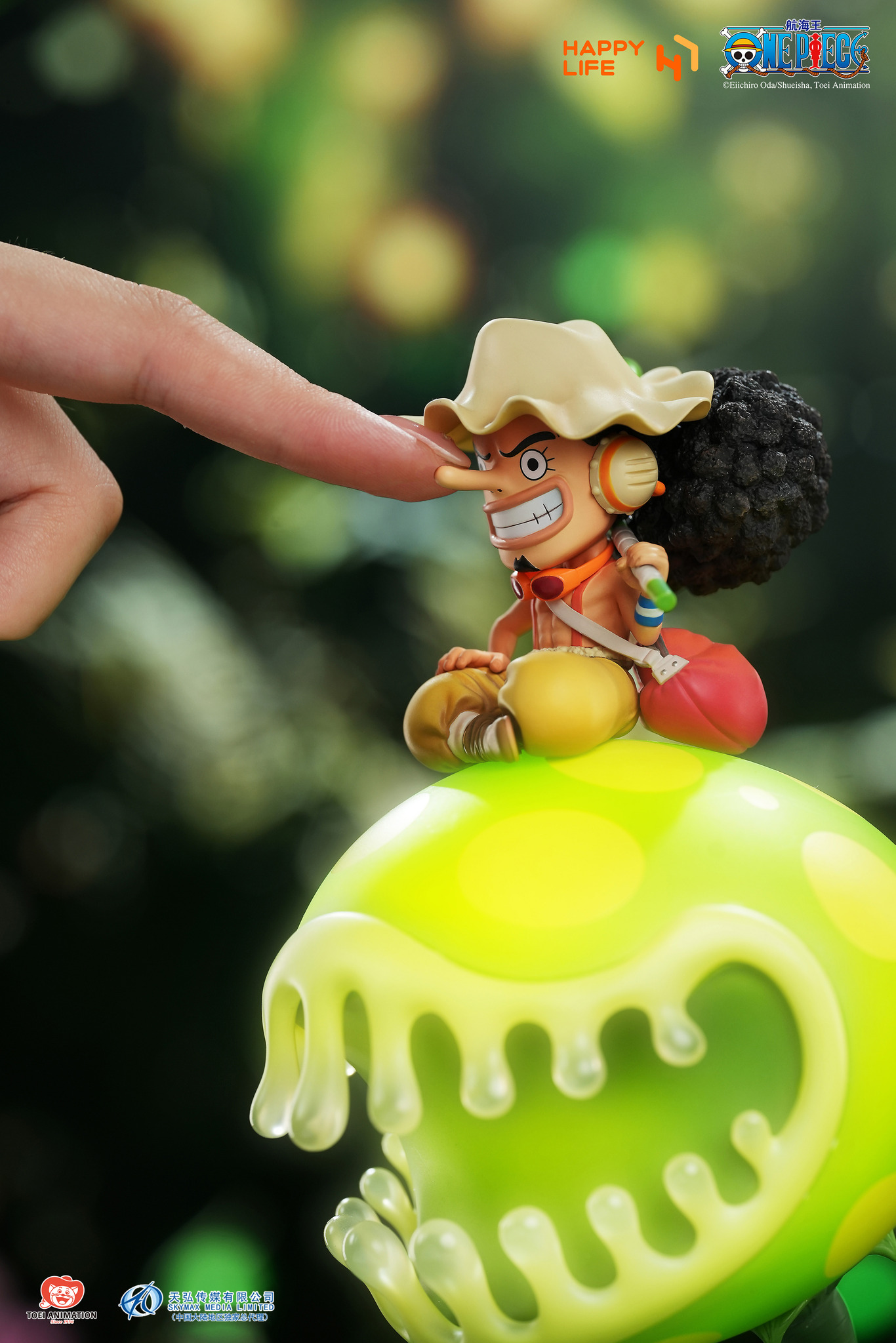 【現貨秒發】海賊王 騙人布 捏捏撒謊布 觸控小夜燈 X HAPPY LIFE 正版授權4