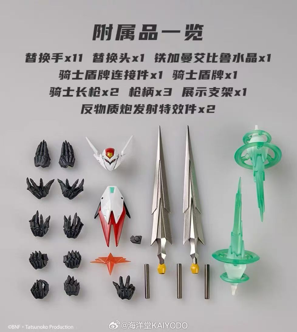 【售罄展示追加請私訊客服@toystationtw】轉輪科技 驚奇山口 鐵加曼利刃 X 海洋堂9
