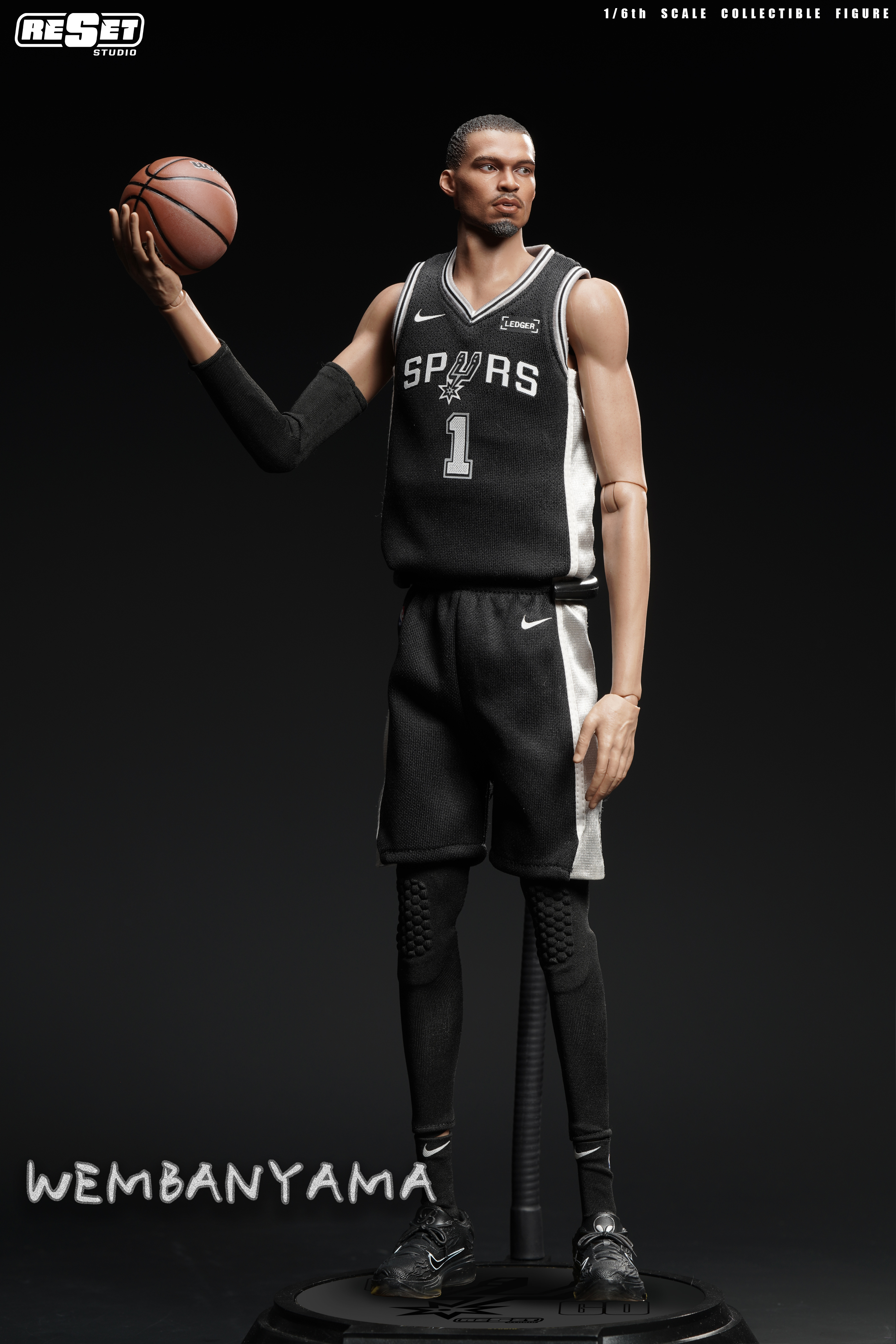 【預購】NBA 1/6可動人偶套裝【可動眼】文班亞馬雙造型 X Reset-Studio4