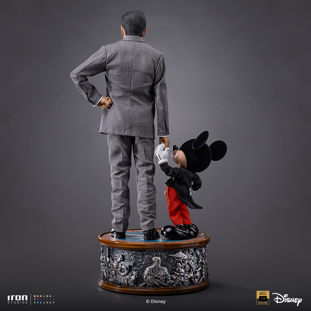 【售罄展示追加請私訊客服@toystationtw】Walt Disney & Mickey Mouse 華特·迪士尼和米老鼠 DSNEY145526-14 X Iron-Studio3