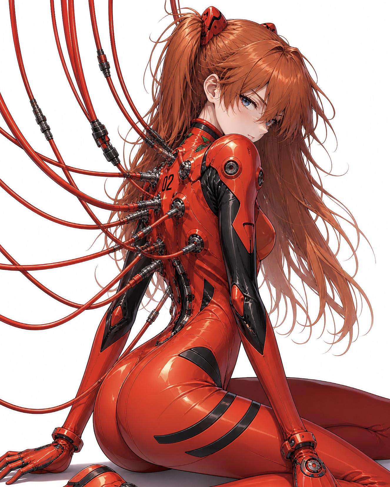 【預購】《EVAx攻殼機動隊》明日香&綾波零動漫裝飾畫 X H2工作室4