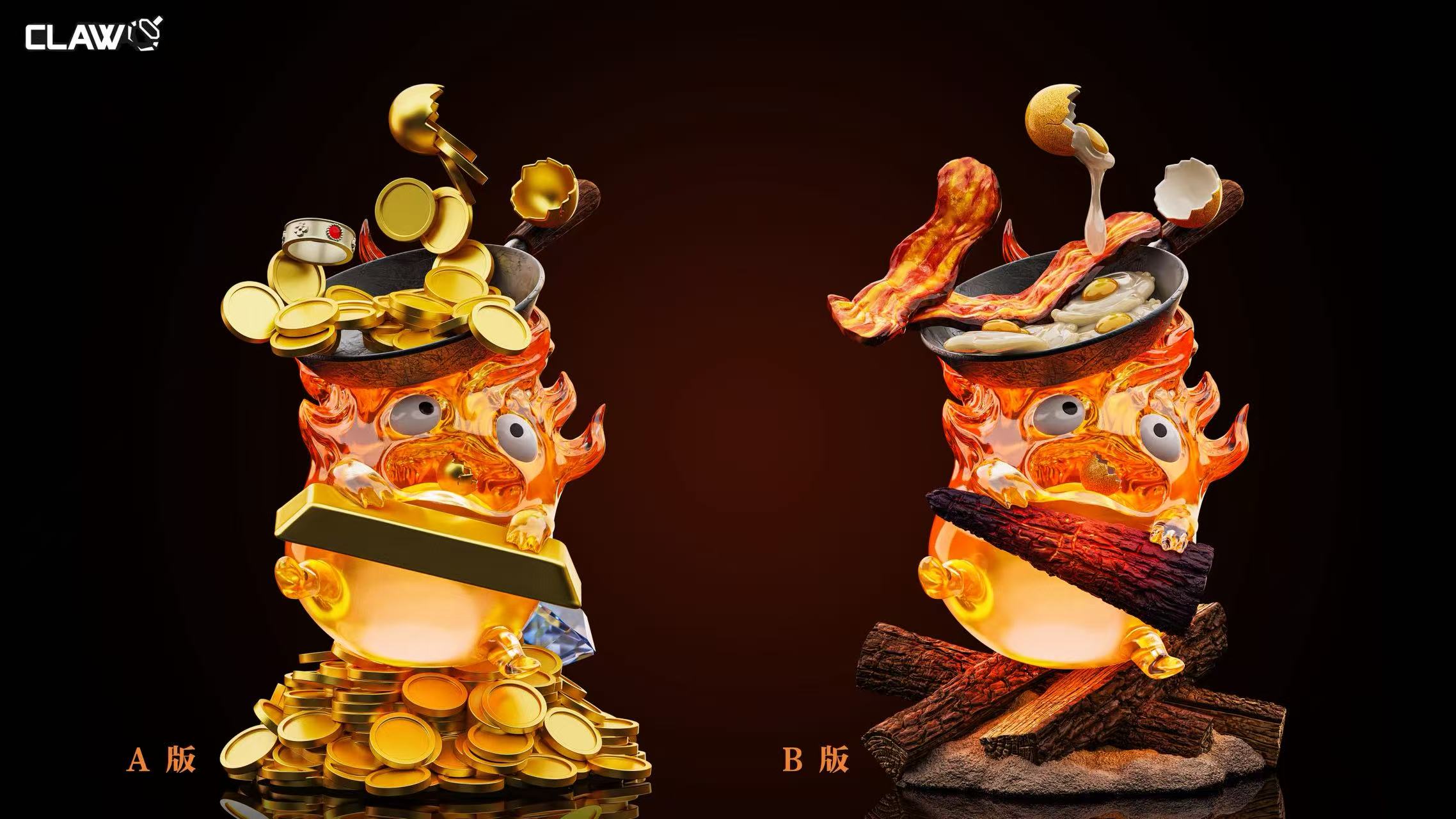 【預購】宮崎駿 限量雕像 雙版本《貪婪的小惡魔》卡西法 X Claw爪爪2