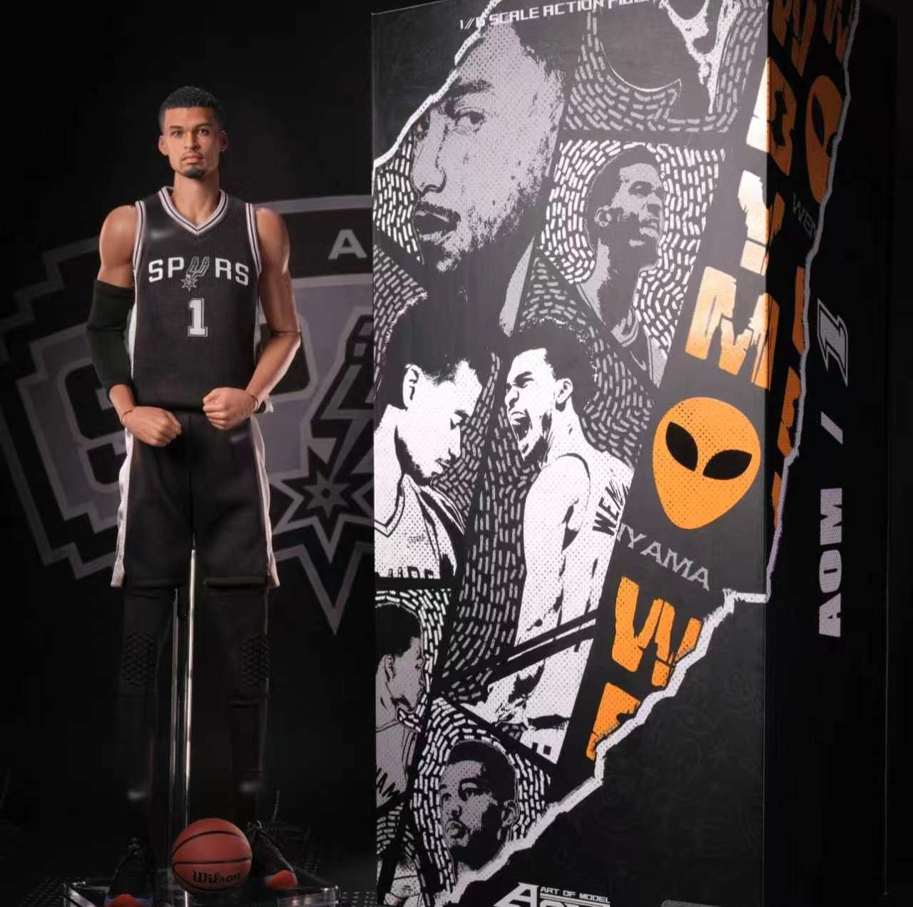 【預購】NBA 新秀50分生涯之夜套裝 文班亞馬 X AOM1