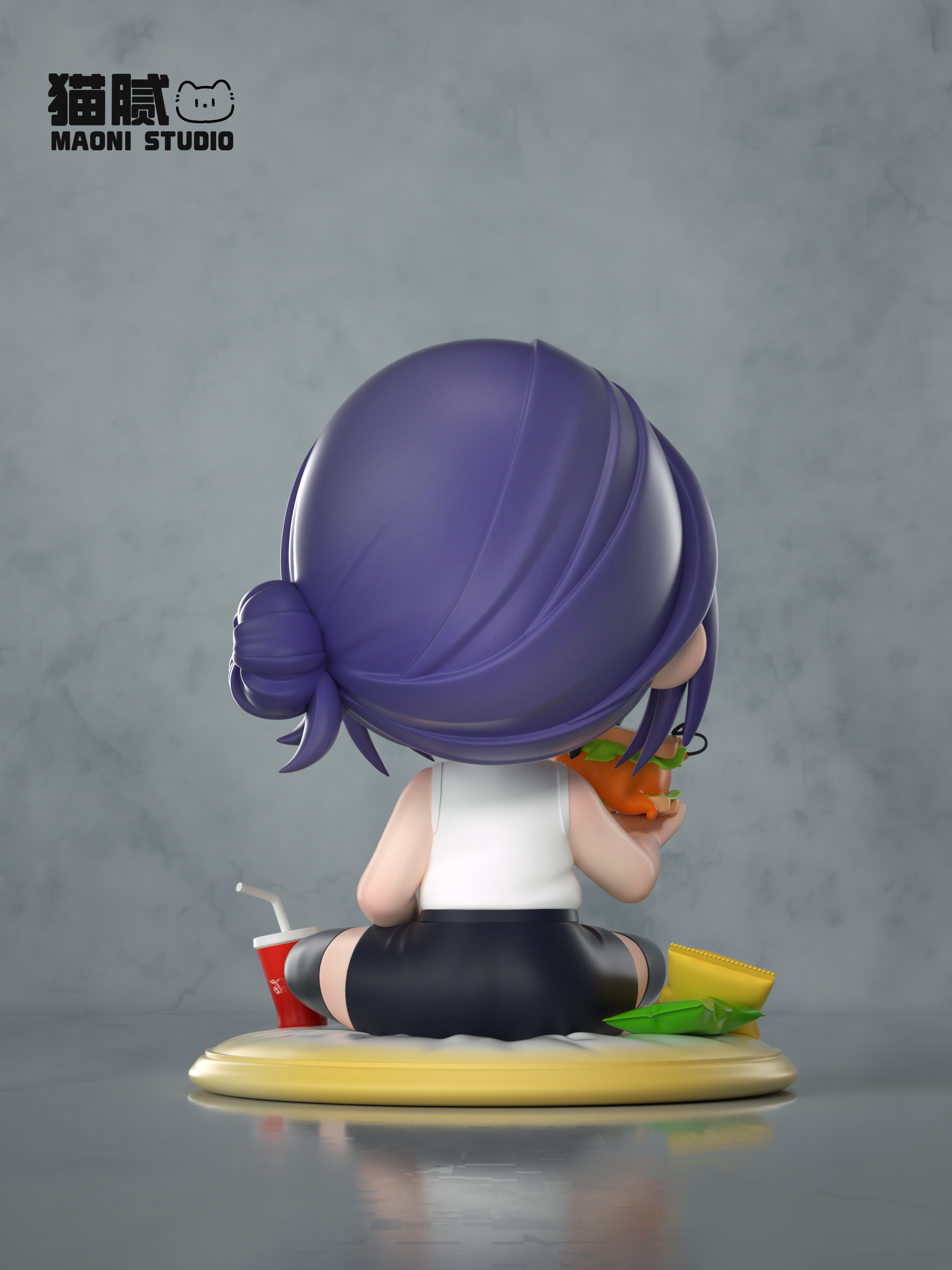 【售罄展示追加請私訊客服@toystationtw】鏈鋸人 Q版坐姿蕾塞 X MAONI貓膩6