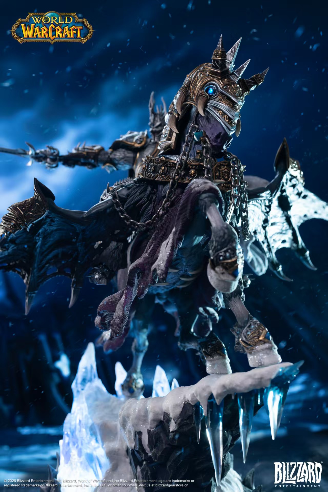 【預購】魔獸世界 14英寸收藏級雕像 巫妖王&無敵戰馬 X Blizzard暴雪8