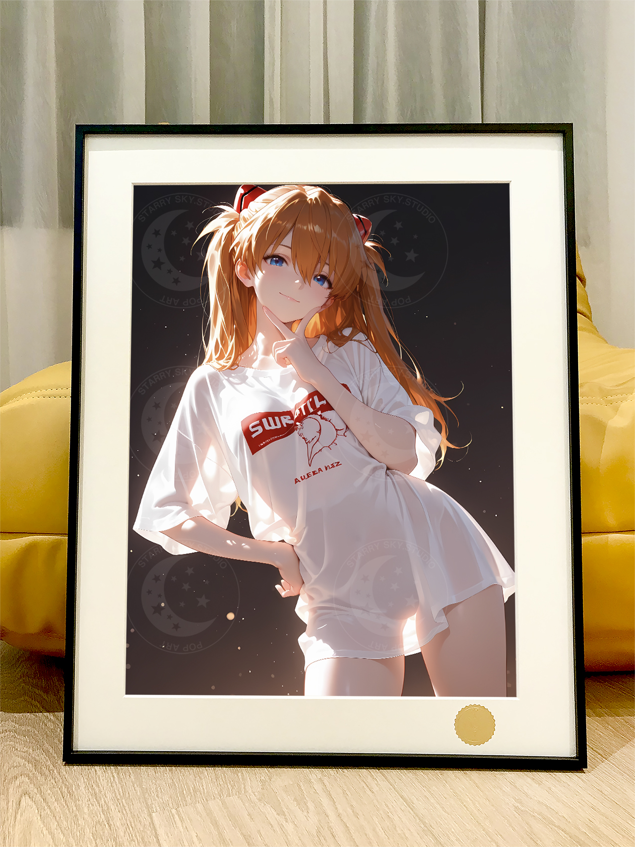 【預購】Eva新世紀福音戰士《光影明日香》動漫裝飾畫 X 星空工作室3