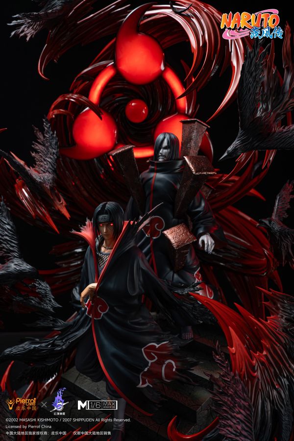 【現貨秒發】《火影忍者疾風傳》曉組織 宇智波鼬 雕像 X 雲頂摘星工作室&皮樂中國 正版授權5