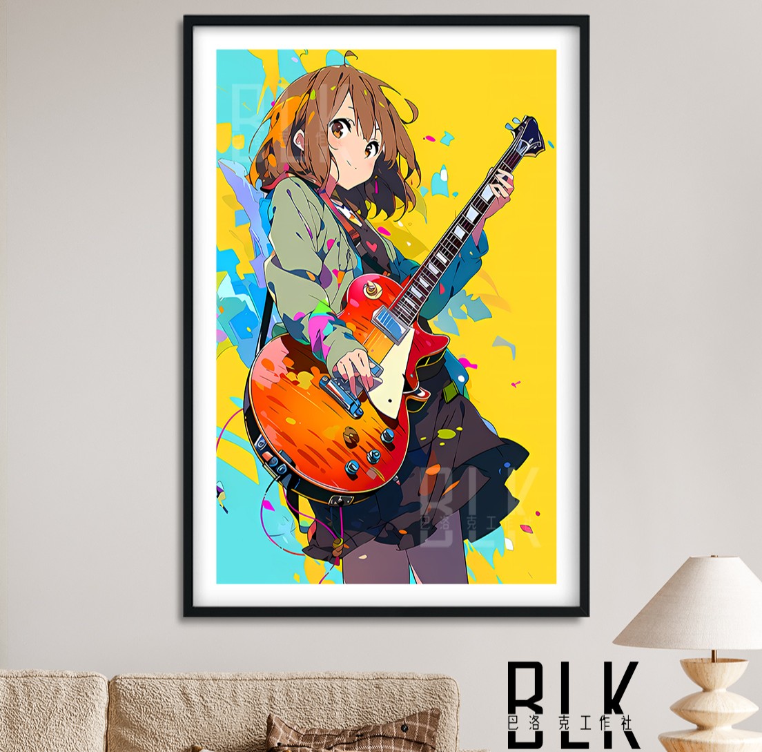 【預購】輕音少女《炫彩平澤唯》動漫裝飾畫&冰箱貼 X 巴洛克工作室1