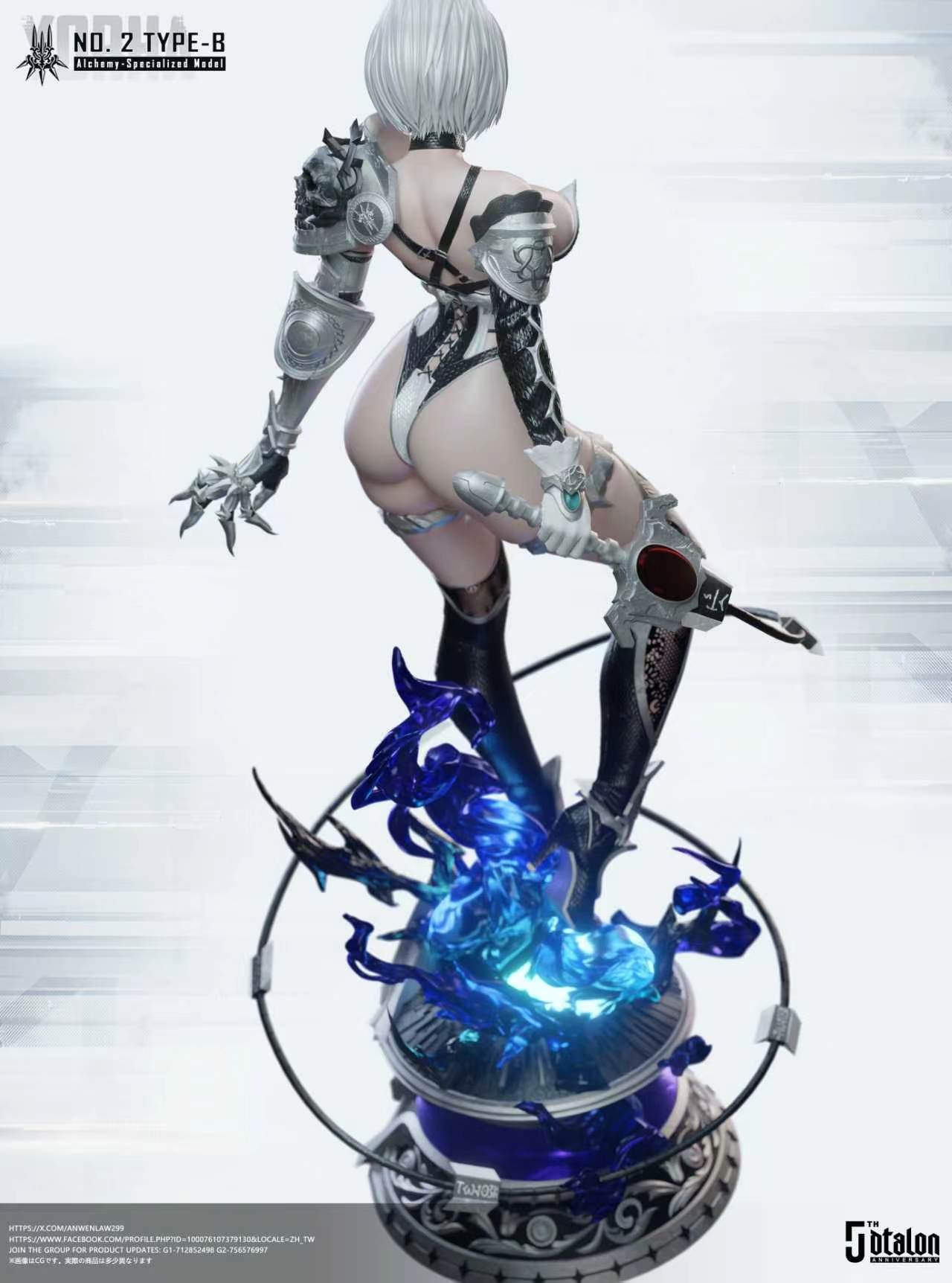 【預購】尼爾:自動人形 特異象限系列 寄葉2號B型 煉金特化裝備 X Dtalon Production 5周年紀念22