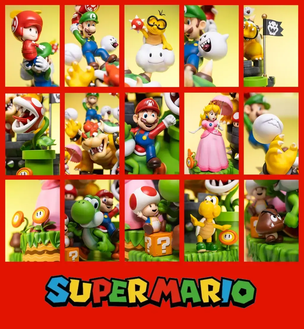 【預購】超級瑪利歐 瑪利歐兄弟40週年特輯 瑪利歐全家桶 X T工作室2