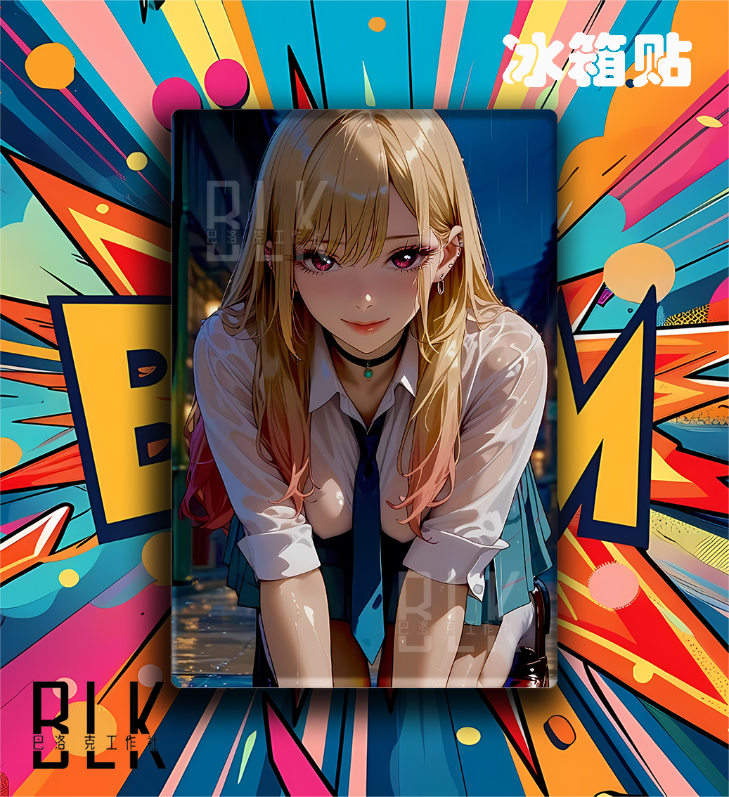【預購】戀上換裝娃娃《跪姿喜多川》動漫裝飾畫&冰箱貼 X 巴洛克工作室3