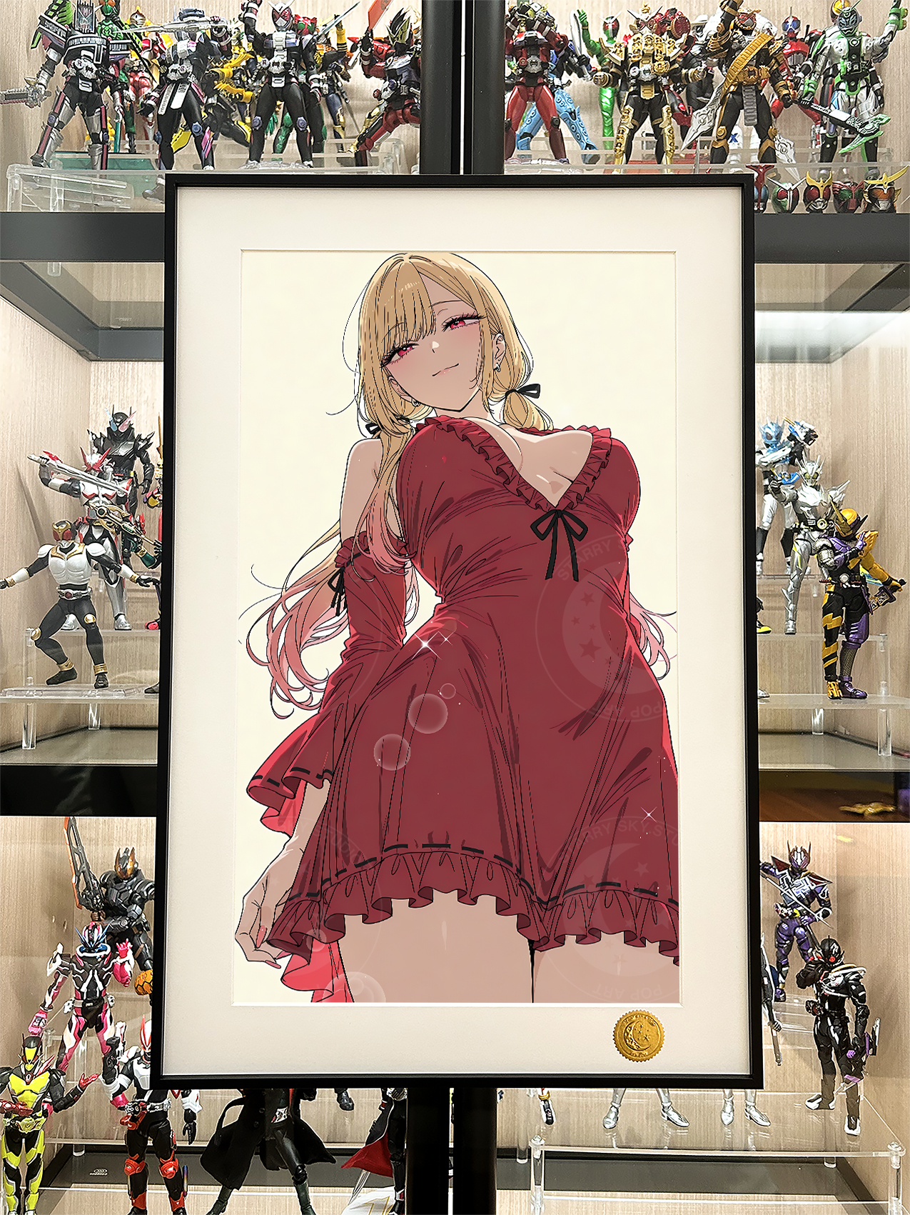 【預購】戀上換裝娃娃《紅裙喜多川》動漫裝飾畫 X 星空工作室2