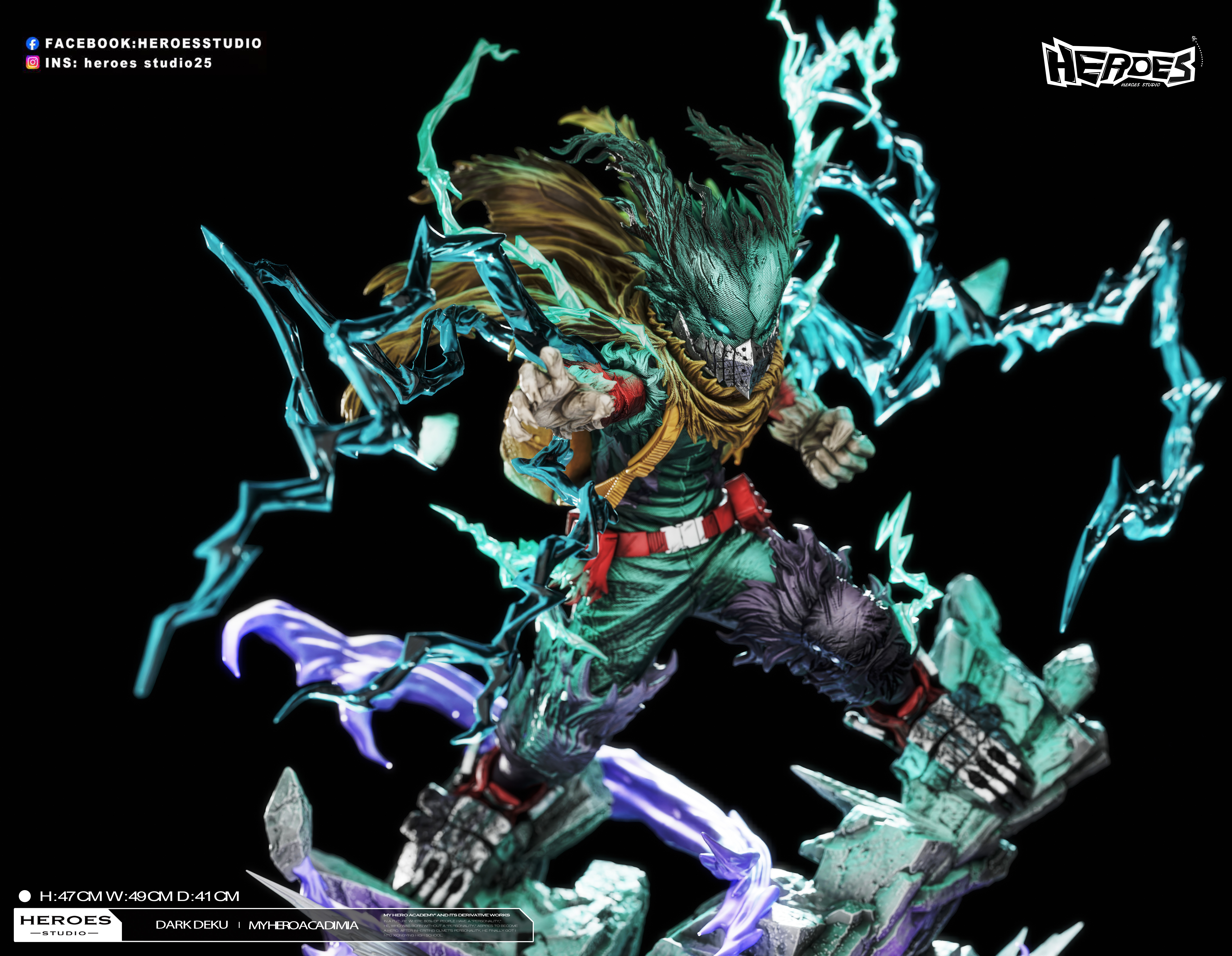 【預購】我的英雄學院 dark deku 2.0 X heroes-Studio4