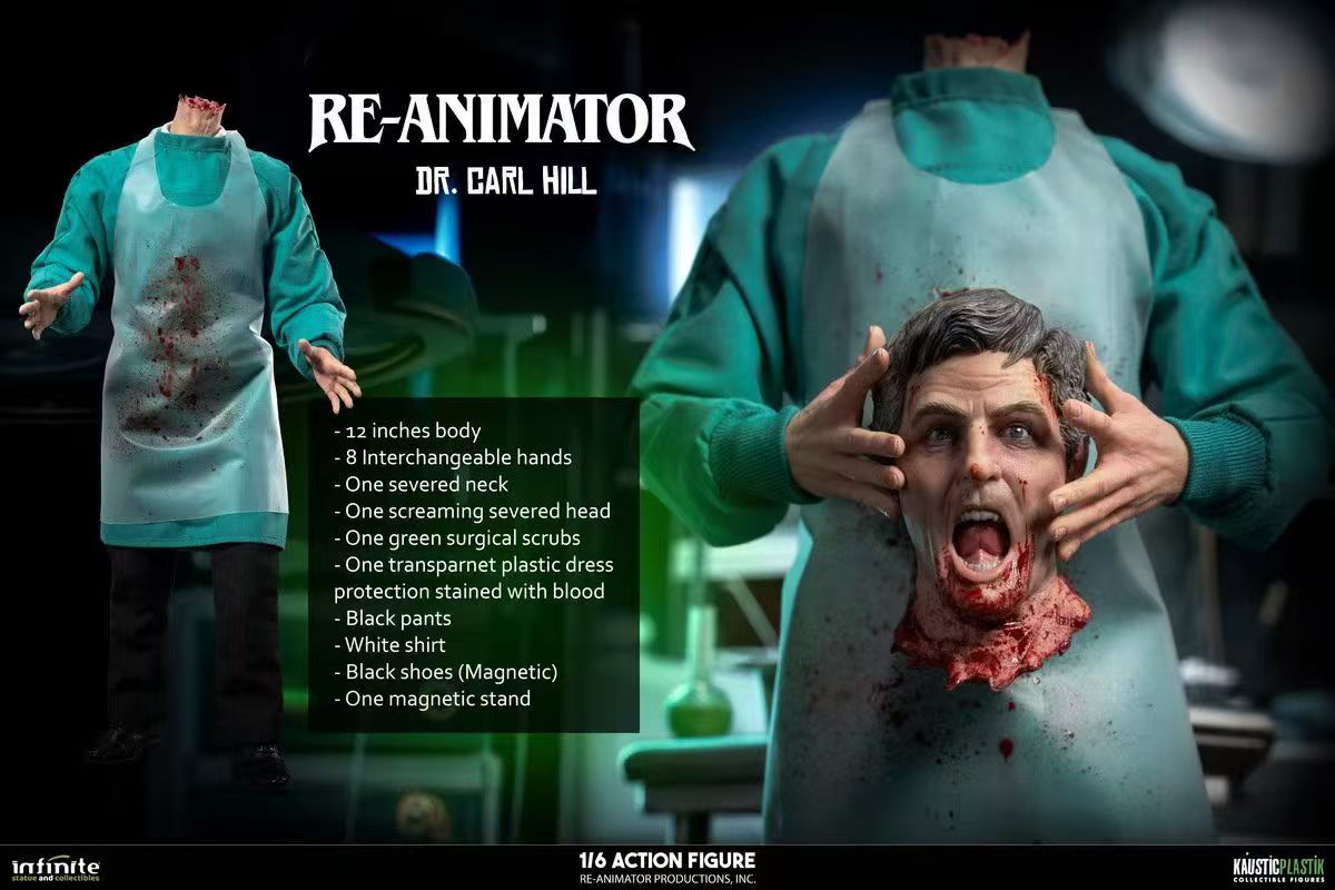 【預購】Re-Animator活跳屍 雙版本 卡爾·希爾醫生 X Infinite2