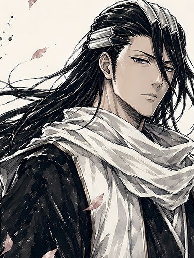 【預購】死神《水墨白哉》動漫裝飾畫&冰箱貼 X 巴洛克工作室5