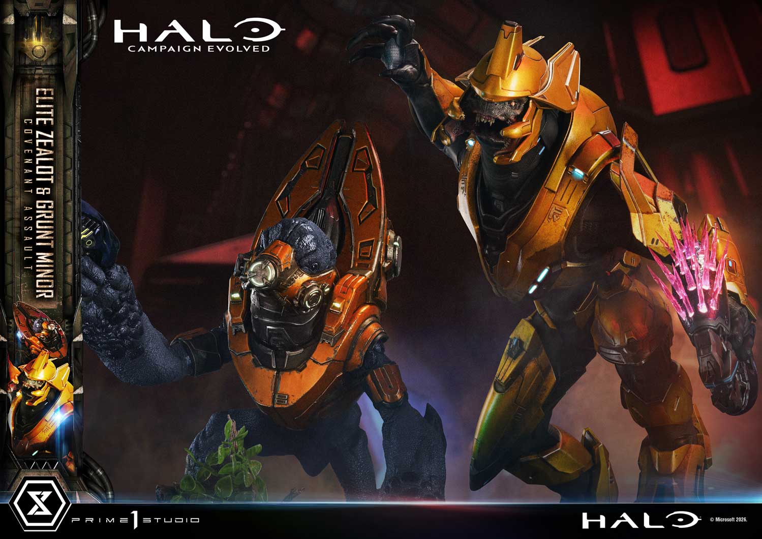 【預購】光環:戰役進化 精英狂戰士 與 初級咕嚕兵:星盟強襲 X Prime 1 Statue3