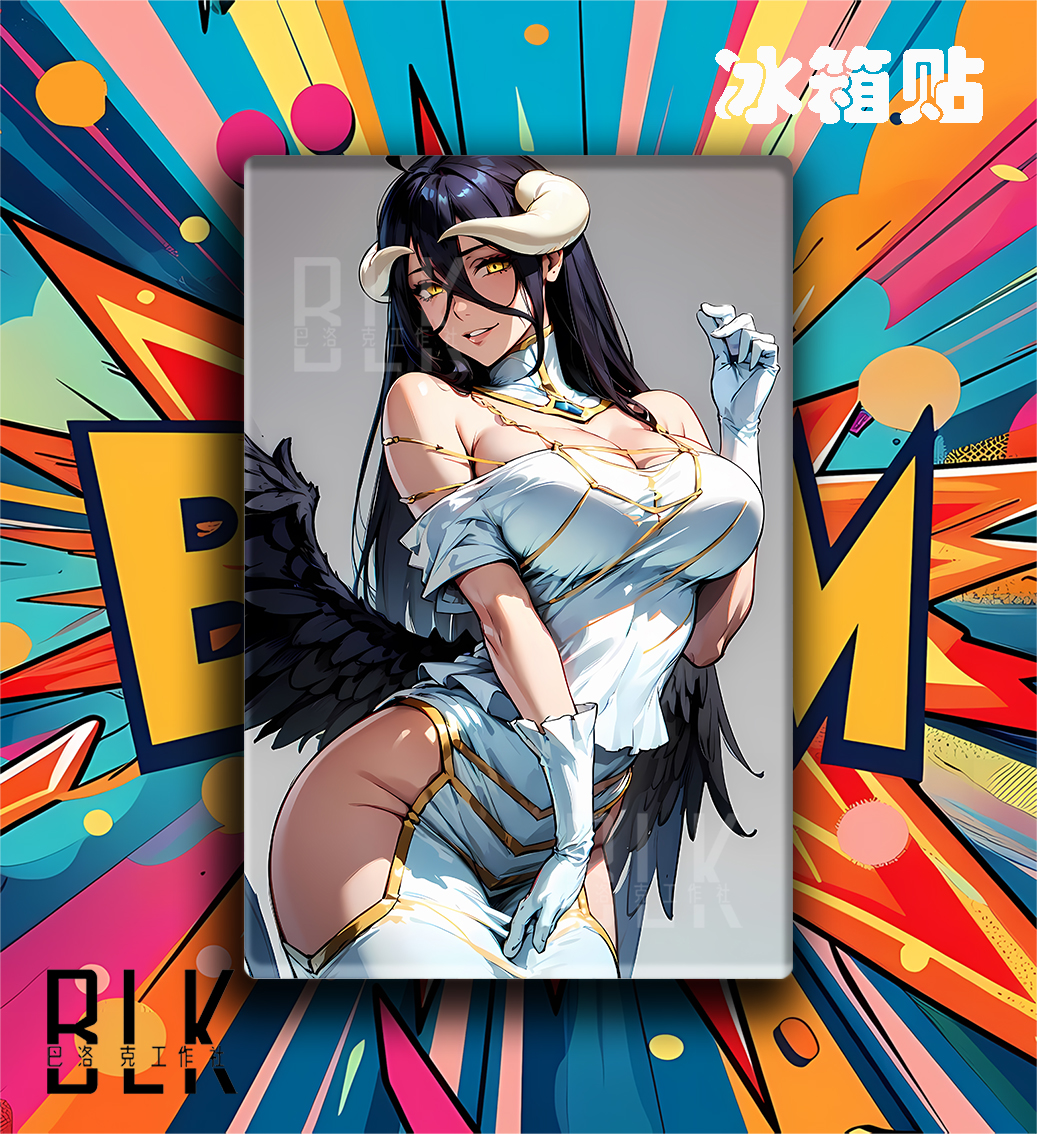 【預購】Overlord《俏皮雅兒貝德》裝飾畫&冰箱貼 X 巴洛克工作室4