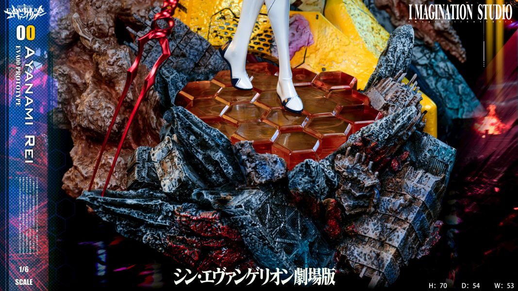 【現貨秒發】Eva新世紀福音戰士 劇場版 週年聯合款 明日香&綾波零 X Imagination(YY)9