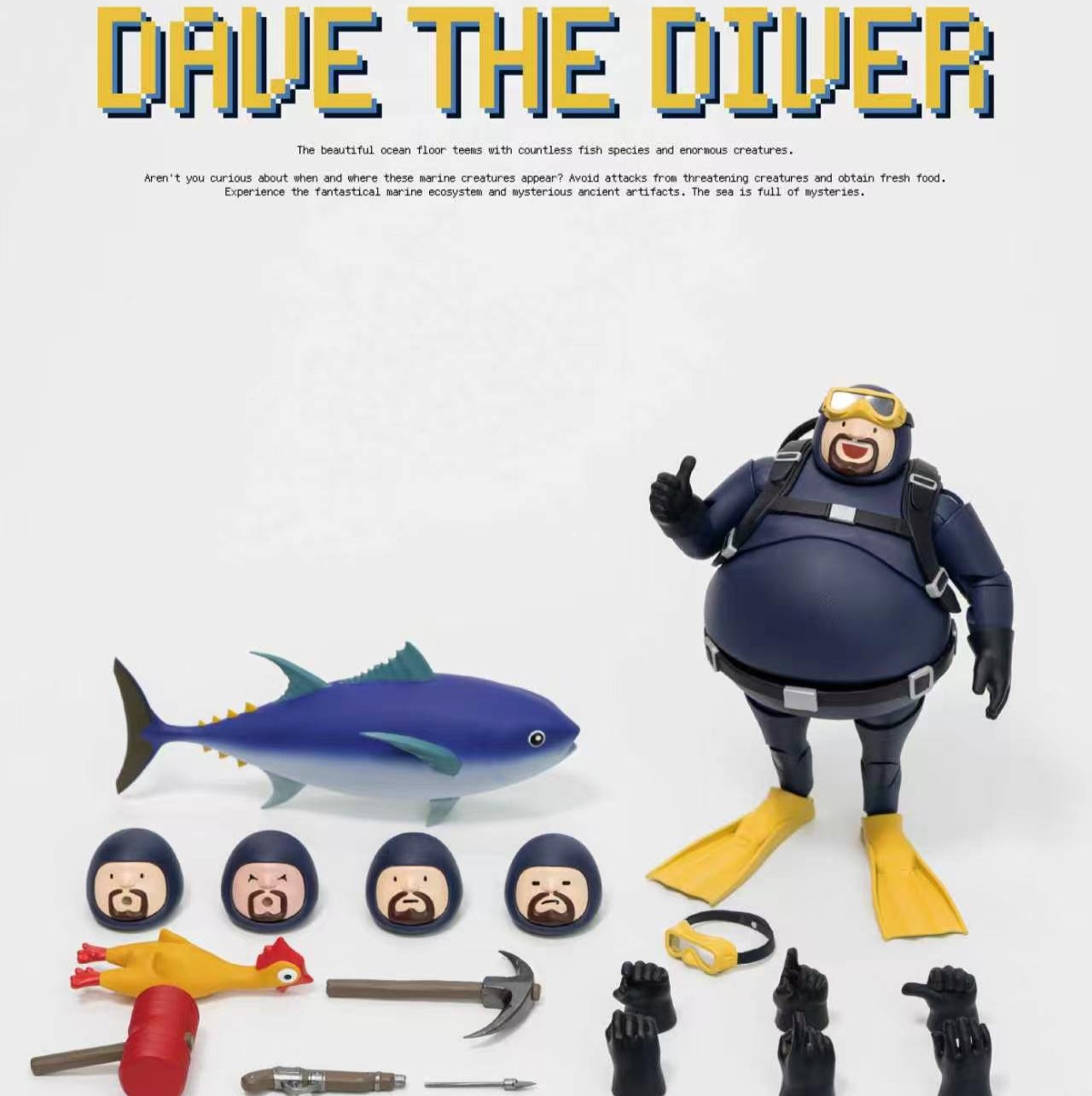 【預購】DAVE THE DIVER 1/12收藏級可動人偶 潛水員戴夫 BC202526 X Beautiful Chemistry1