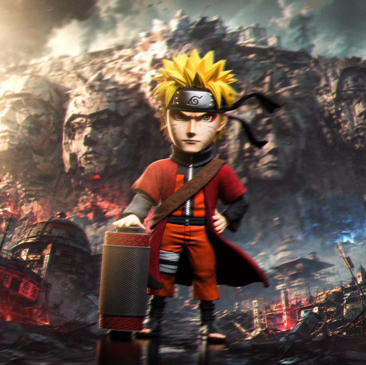 【售罄展示追加請私訊客服@toystationtw】火影忍者 雙版本 預言之子-鳴人 X Zzz-Studio1