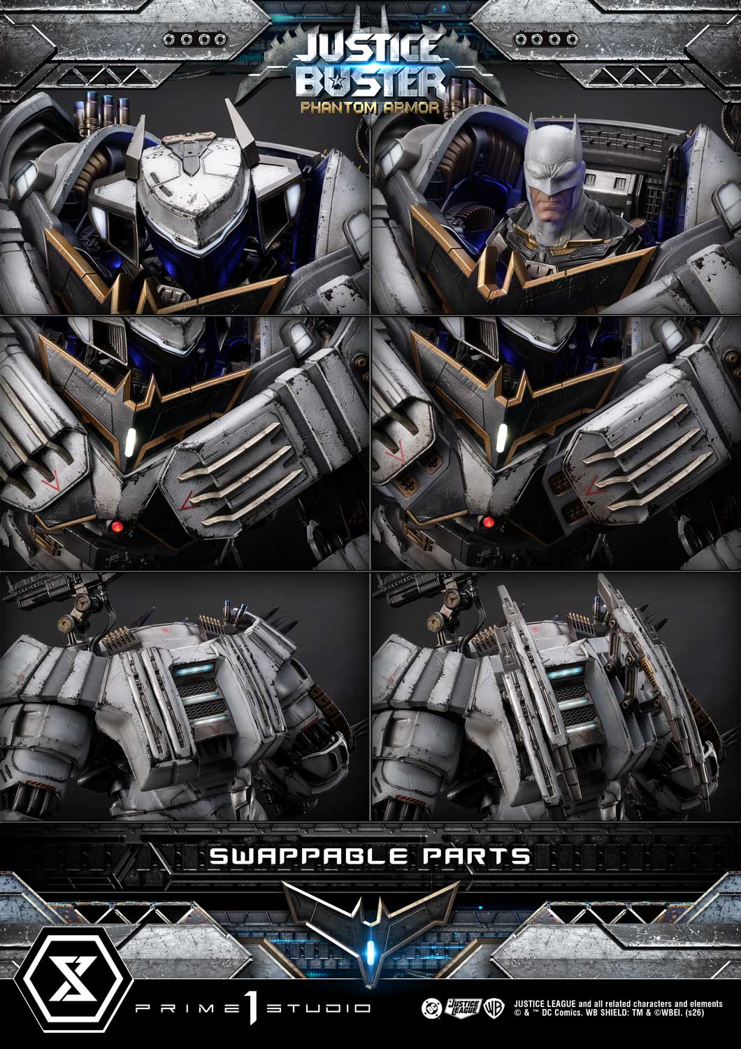 【預購】正義聯盟(漫畫)正義抑制者:幻影裝甲 特別配色版 X Prime 1 Statue6