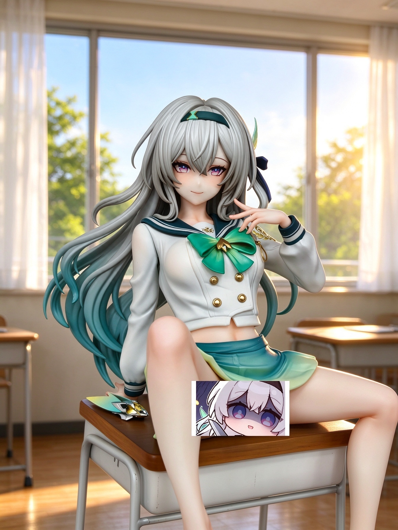 【預購】崩壞星穹鐵道 課桌系列反差女友 流螢 X 繪漫工作室2