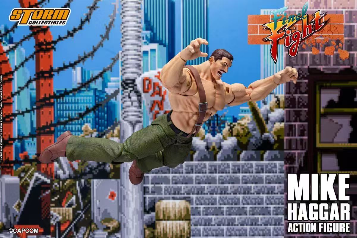 【預購】快打旋風 可動人偶CAFF01 邁克·哈格 X Storm Collectibles10