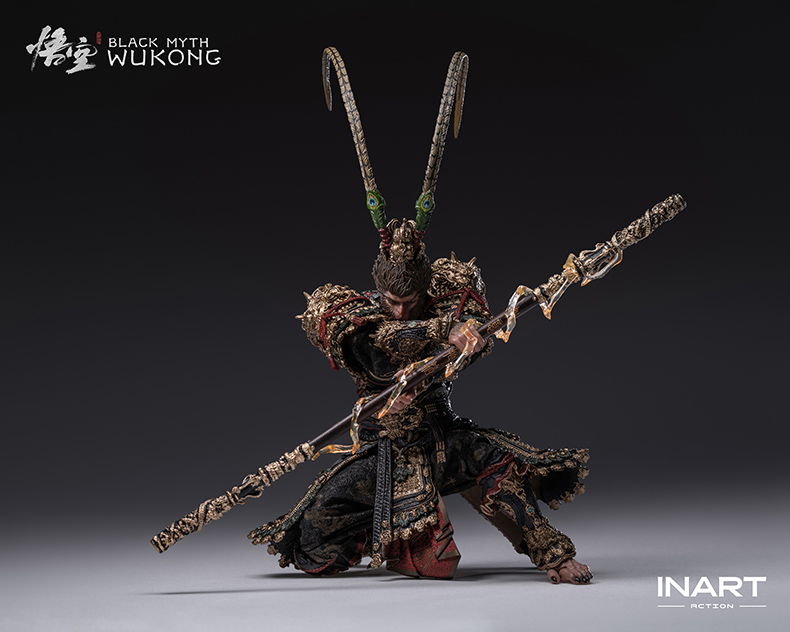 【預購】《黑神話:悟空》1/12可動人偶 大聖金甲套 X INART Action8