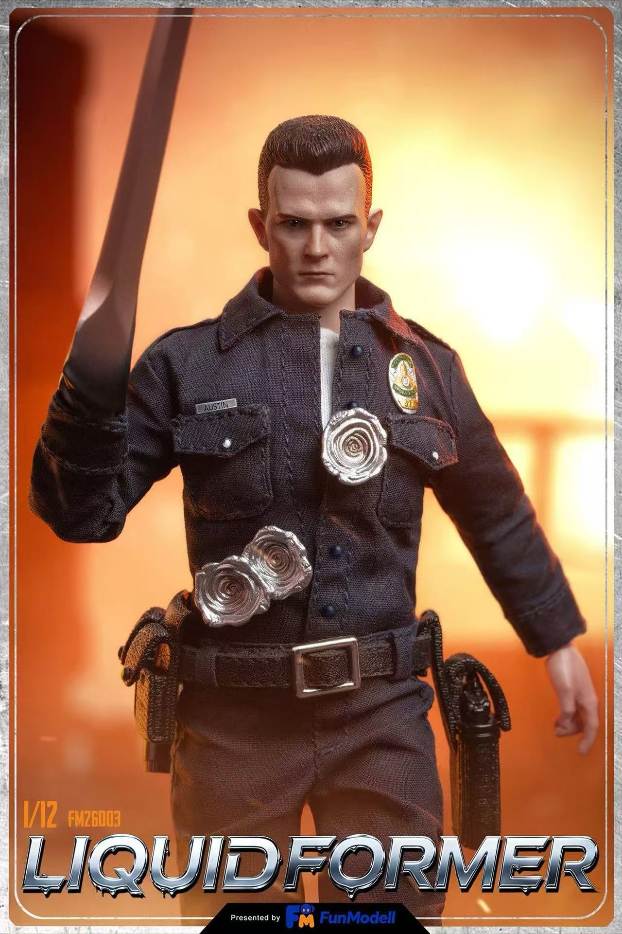 【售罄展示追加請私訊客服@toystationtw】液態異變者 FM26003 可動人偶 X FunModell9