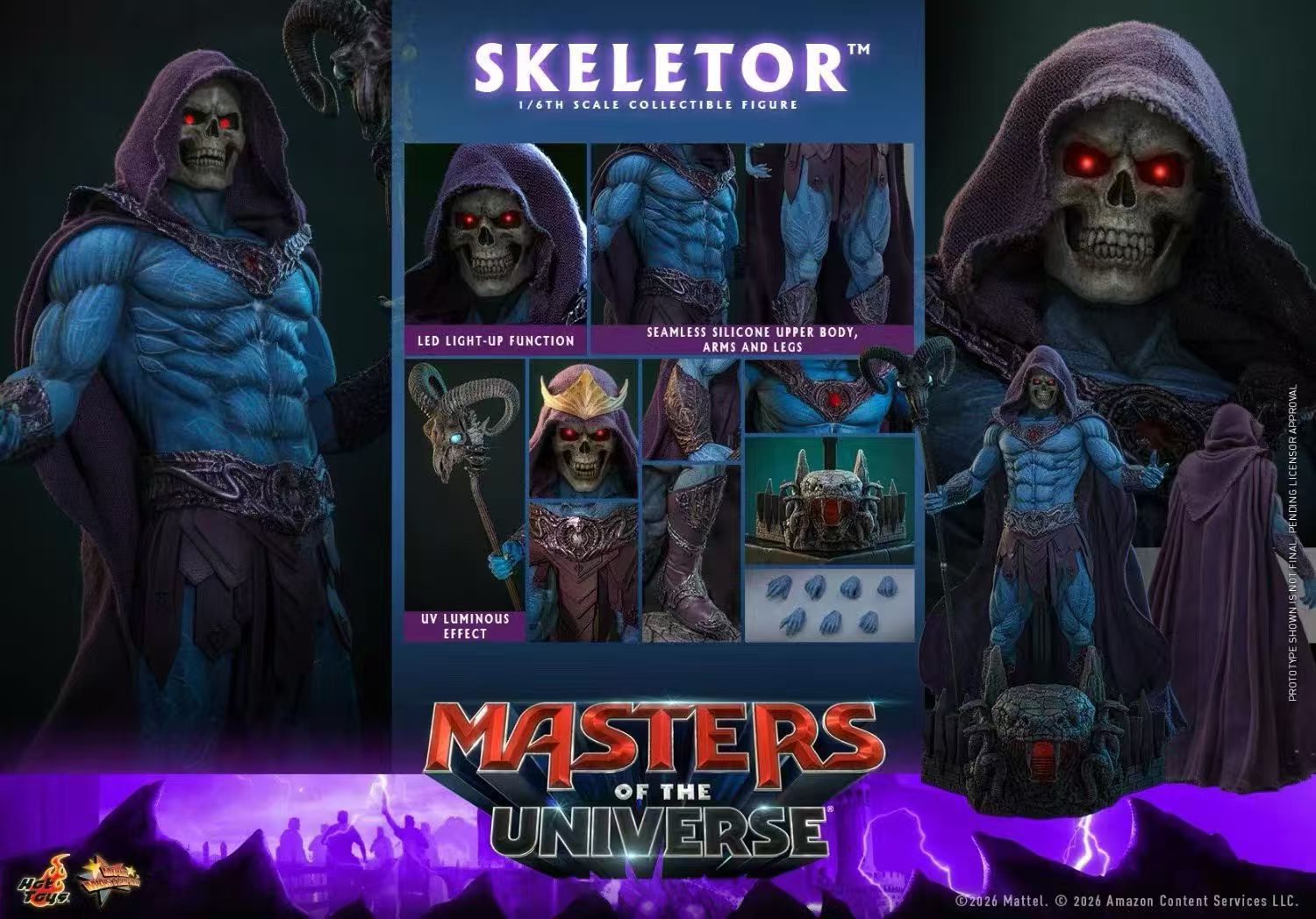 【預購】《宇宙巨人:希曼崛起》骷髏王 MMS889 X HOTTOYS(HT)2