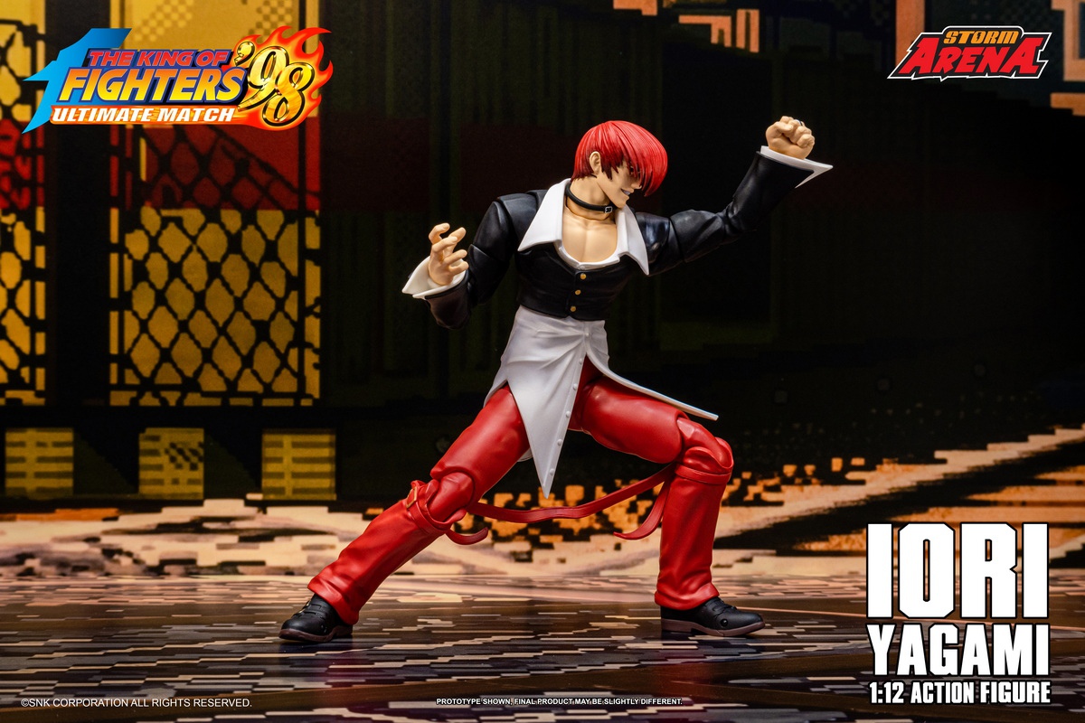 【售罄展示追加請私訊客服@toystationtw】拳皇98UM IORI YAGAMI 八神庵 KFSA04 X Storm Collectibles9