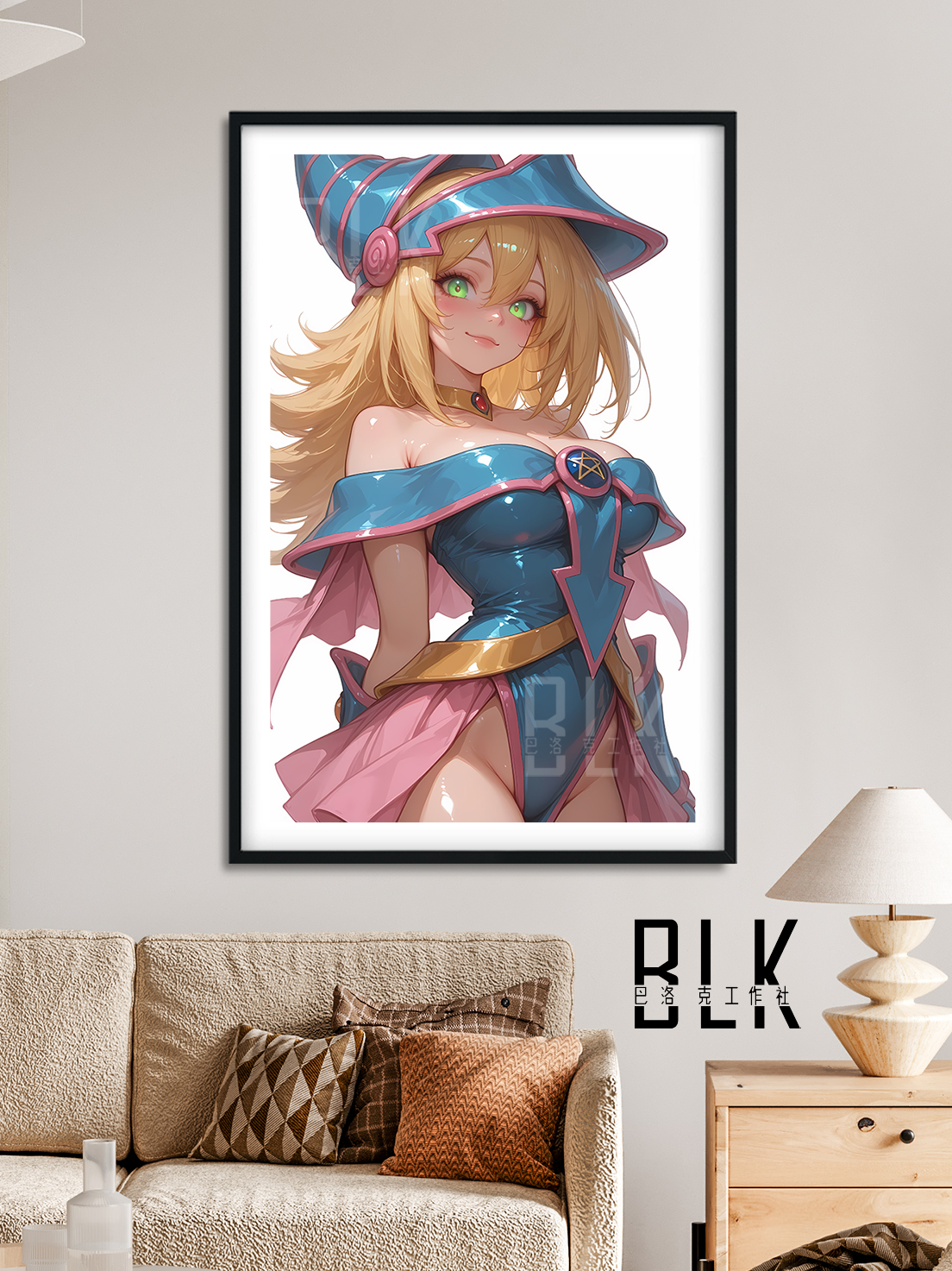 【預購】遊戲王《魔術女孩》裝飾畫&冰箱貼 X 巴洛克工作室2
